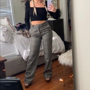 NWT ZARA PLAID PANTS